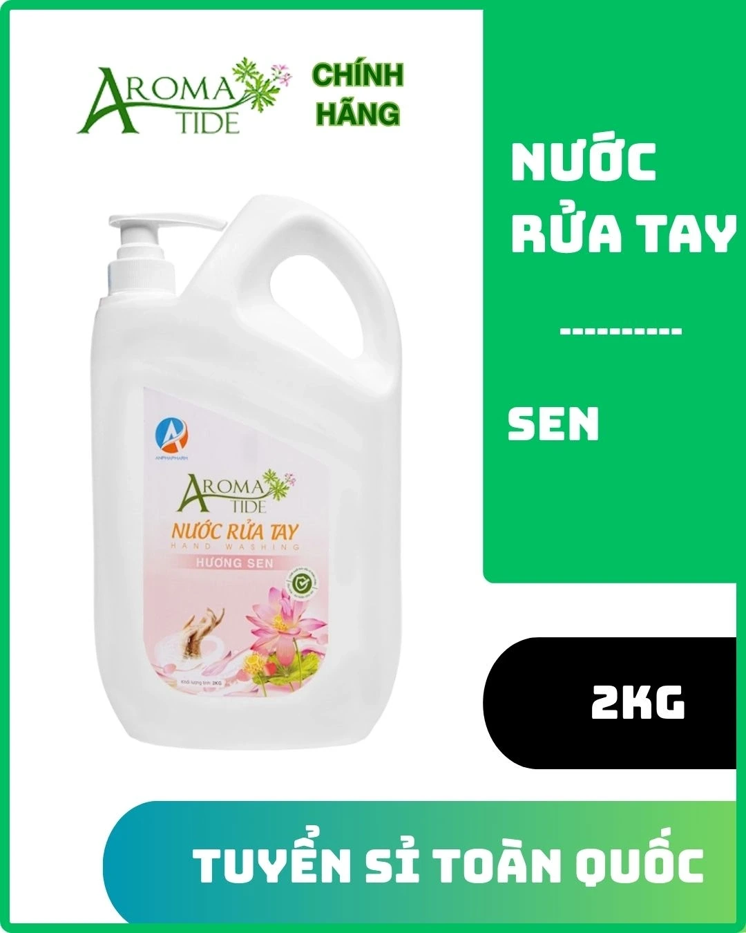Nước rửa tay sen 2kg
