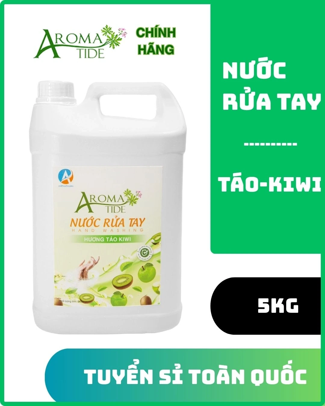 Nước rửa tay táo kiwi 5kg