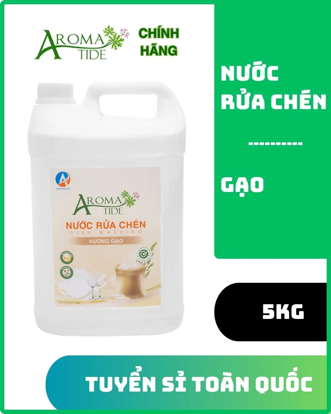 Nước Rửa Chén Hương Gạo 5kg