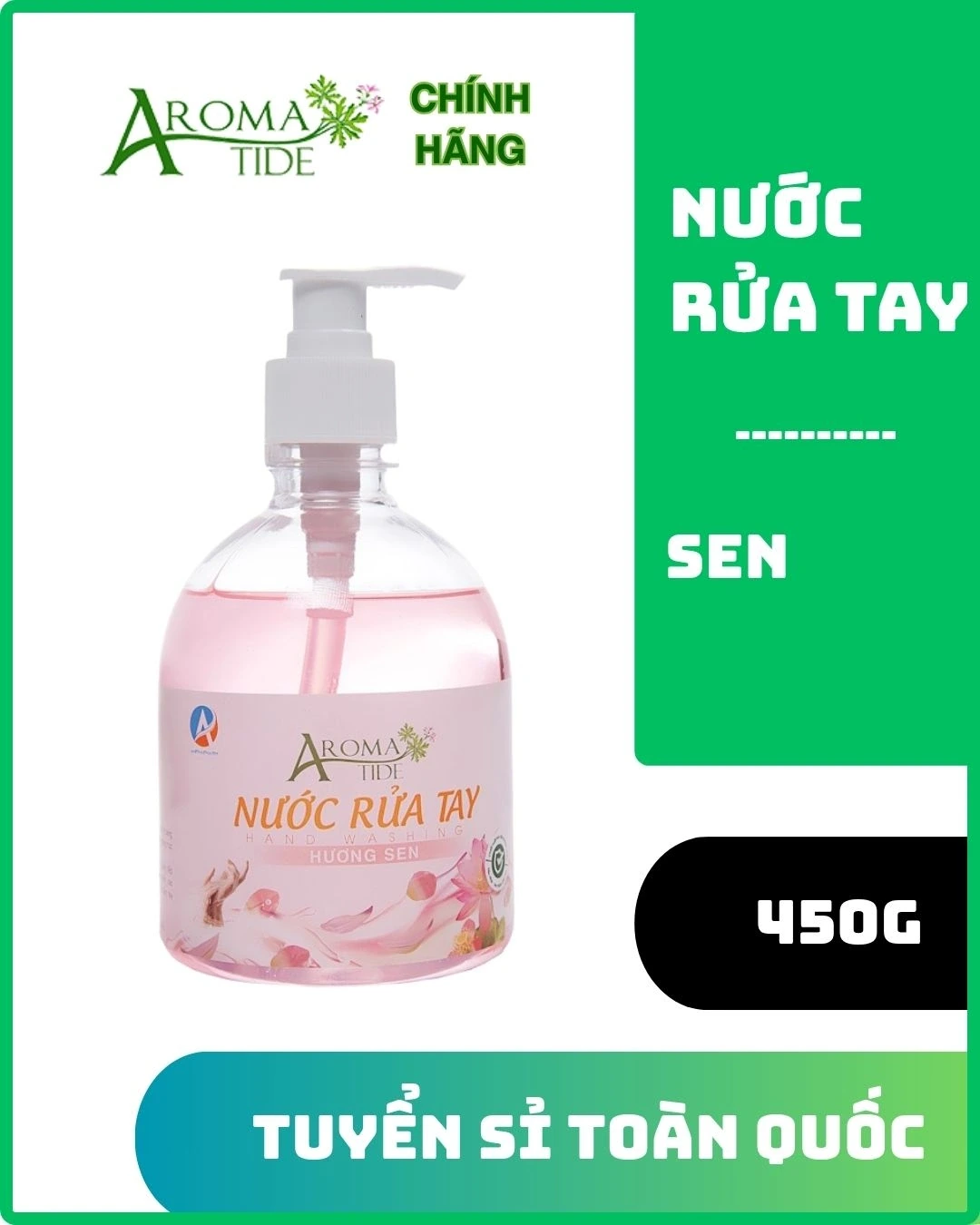Nước rửa tay sen 450g